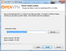Install folder