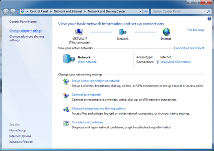 Network sharing Centre
