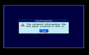 Network Information Confirmation