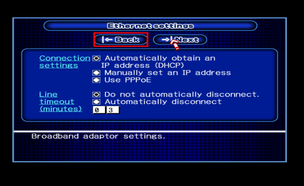 Ethernet Settings